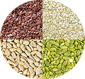 Super seeds blend for seed cycling and hormonal support